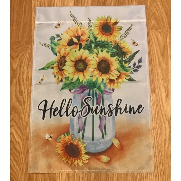 6 Garden Flags Sunshine Winter St Patricks  Easter Fall Yall Thanksgiving 12X18" - Picture 6 of 14